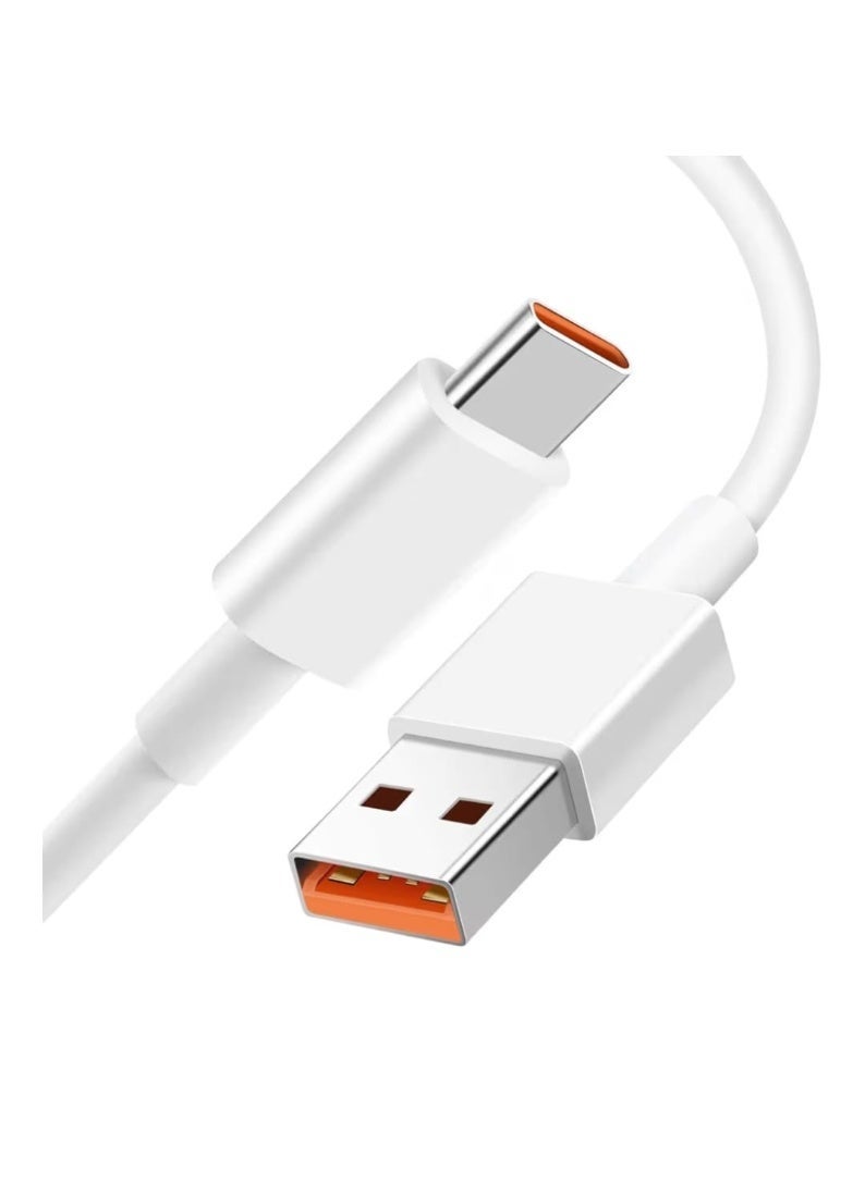 كابل Mi TURBO الأصلي السريع USB من النوع C متوافق مع أجهزة Mi 13T Pro و 12S Ultra Pad 5 و 12 و 12X و 11T و 11 Lite 5G NE و Redmi 10 2022 و Note 11 (أجهزة الكمبيوتر المحمولة والأجهزة اللوحية والهواتف) - Image 1